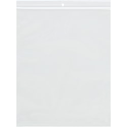 Partners Brand 2 Mil Reclosable Poly Bags With Hang Hole, 3" x 5", Clear, Case Of 1000