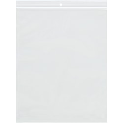 Partners Brand 2 Mil Reclosable Poly Bags With Hang Hole, 4" x 6", Clear, Case Of 1000