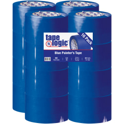 Tape Logic® 3000 Painter's Tape, 3" Core, 3" x 180', Blue, Case Of 16