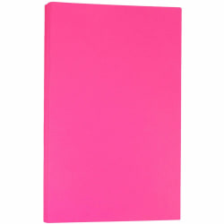 JAM Paper® Legal Color Paper, Ultra Fuchsia Pink, Legal (8.5" x 14"), 100 Sheets Per Pack, 24 Lb