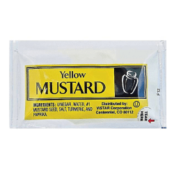 Vistar Mustard Single-Serve Packets, 0.16 Oz, Pack Of 200