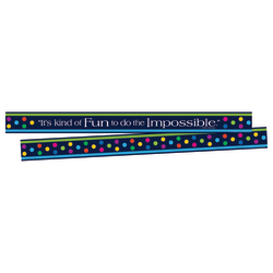 Barker Creek Double-Sided Border Strips, 3" x 35", Italy Punti Felici, Set Of 24