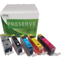 IPW Preserve Remanufactured Black And Photo Black And Cyan, Magenta, Yellow Ink Cartridge Replacement For Canon® 225, 226, Pack Of 5