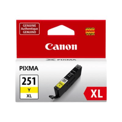 Canon® CLI-251XL Yellow High-Yield Ink Tank, CLI-251Y XL