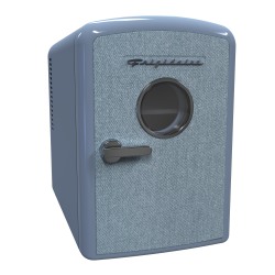 Frigidaire® EFMIS199 1 Cu-Ft. 9-Can Mini Fridge Cooler, Denim Door