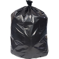 Pitt Plastics Perforated Roll Can Liner, 20 To 30 Gallon, Black, 250/Case
