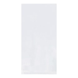 Office Depot® Brand 1.5 Mil Flat Poly Bags, 6 x 24", Clear, Case Of 1000