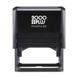 Custom 2000Plus PrintPro 60P Self-Inking Stamp, 1-7/16" X 2-7/8", Rectangle