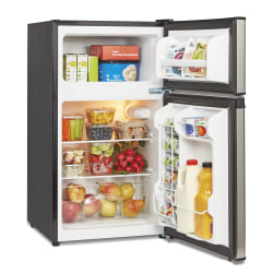 Cuisinart Compact Fridge And Freezer, 3.1 Cu Ft, Stainless Steel