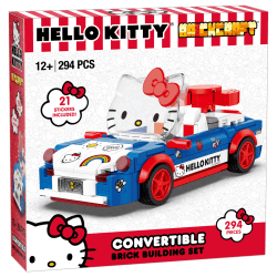Brickcraft Hello Kitty Convertible Brick Build, Multicolor, Set Of 294 Pieces