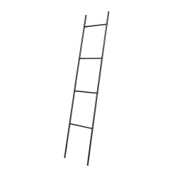 Honey Can Do Leaning Ladder Rack, 4 Rungs, 69-1/8"H x 15"W, Black
