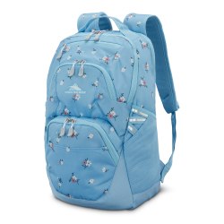 High Sierra Swoop Laptop Backpack With 17" Laptop Pocket, Blue Floral
