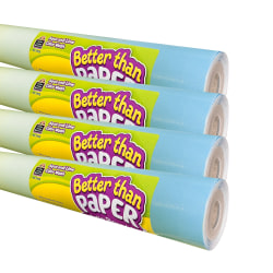Teacher Created Resources Better Than Paper Bulletin Board Rolls, Agua And Lime Color Wash, Pack Of 4 Rolls