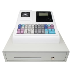 Nadex Coins Thermal-Print Electronic Cash Register, White, NWHNXTE1379