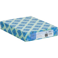 Sparco Color Multi-Use Printer & Copy Paper, Green, Letter (8.5" x 11"), 500 Sheets Per Ream, 20 Lb, 90 Brightness, 30% Recycled