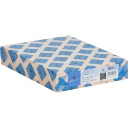 Sparco Color Multi-Use Printer & Copy Paper, Ivory, Letter (8.5" x 11"), 500 Sheets Per Ream, 20 Lb, 90 Brightness, 30% Recycled