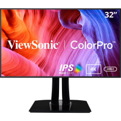 ViewSonic® VP3268a-4K 32" ColorPro 4K UHD IPS Monitor