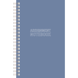 Office Depot® Undated Weekly Assignment Notebook, 8-1/4" x 5-3/4", Assorted Colors