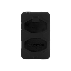 Griffin Survivor All-Terrain - Protective case for tablet - silicone, polycarbonate, PET - black - 10.1" - for Samsung Galaxy Tab A (2016) (10.1 in)