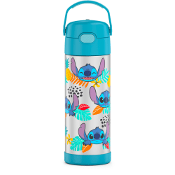 Thermos Funtainer Vacuum Insulated Stainless Steel Water Bottle With Spout, 16 Oz, Teal
