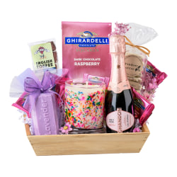 Napa Sonoma Mini Champagne Birthday Jubilation Gift Crate - 6 items
