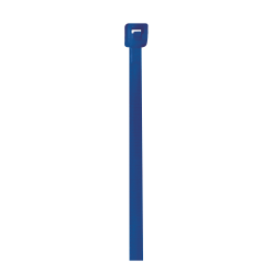 Partners Brand Colored Cable Ties, 18 Lb, 4", Blue, Case Of 1,000 Ties