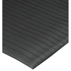 Genuine Joe Air Step Anti-Fatigue Mat, 2' x 3', Black