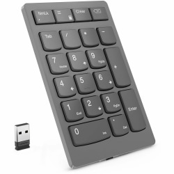 Lenovo Go Wireless Numeric Keypad - Wireless Connectivity - RF - 2.40 GHz - Calculator, TAB, Equal, Esc Hot Key(s) - 4Y41C33791