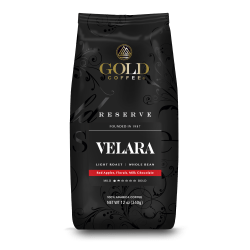 Gold Coffee Company Velara Blend, Whole Bean, 12 Oz, Total Qty 1