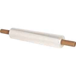 Sparco Heavyweight Stretch Wrap Film with Handles - 20" Width x 1000 ft Length - 4 Wrap(s) - Heavyweight Film, Lightweight Handle - Clear