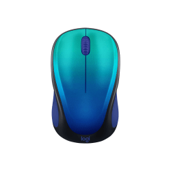 Logitech® Design Limited Edition Wireless Optical Mouse, Aurora Blue
