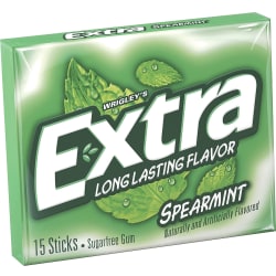 Mars Spearmint Flavored Chewing Gum - Spearmint - 10 / Box