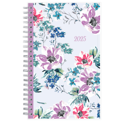 2025 Blue Sky Weekly/Monthly Planning Calendar, 5" x 8", Laila, January To December