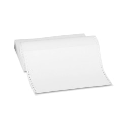 Sparco Continuous Paper, 11" x 14 7/8", 20 Lb, White, Carton Of 2,700 Forms