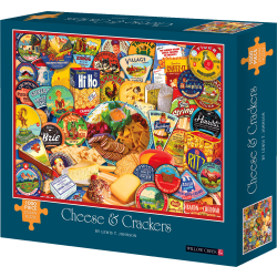 Willow Creek Press 1,000-Piece Puzzle, Cheese & Crackers