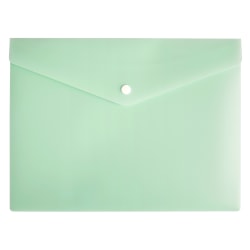 Office Depot® Brand Poly Envelope, 1/2" Expansion, Letter Size, Mint