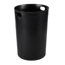 Alpine Industries 50 Gal. Plastic Waterproof Round Trash Can Insert Liner with Handles for Indoor Trash Can