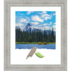 Timeless Frames® LGM Tabletop Picture Frame, 8" x 10" With Mat, White