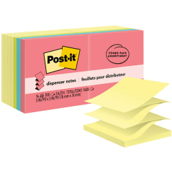 Post-it® Pop Up Notes, 14 Pads, 3 in x 3 in, Clean Removal, School Supplies and Office Products, Sticky Notes  - R33014YWM