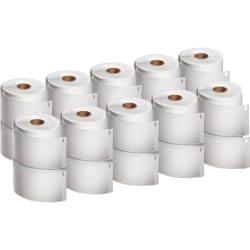 Dymo® LabelWriter XL Shipping Labels, 4" x 6", Rectangle, White, 220 Labels Per Roll, Pack Of 20 Rolls