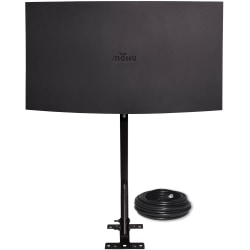 Mohu Sail Outdoor-Attic Amplified TV Antenna With Mast & 75-Mile Reception Range