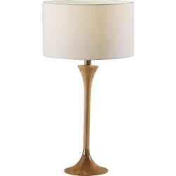 Adesso® Rebecca Table Lamp, 26"H, Natural/White