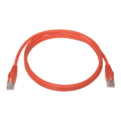 Tripp Lite 5ft Cat5 Cat5e Snagless Molded Patch Cable UTP Orange RJ45 M/M 5' - 1 x RJ-45 Male Network - Gold-plated Contacts - Orange
