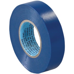 Tape Logic® 6180 Electrical Tape, 1.25" Core, 0.75" x 60', Blue, Case Of 10