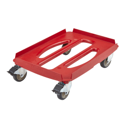 Cambro Cam GoBox Camdolly ABS Small Compact Dolly, 7-5/16"H x 17-7/16"W x 24-15/16"D, Red