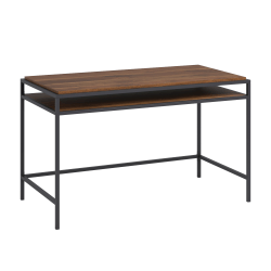 Sauder® Nova Loft 49"W Writing Desk With Shelf, Grand Walnut