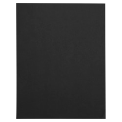 JAM Paper® Letter Matte Paper, Smooth Midnight Black, Letter (8.5" x 11"), 50 Sheets Per Pack, 28 Lb