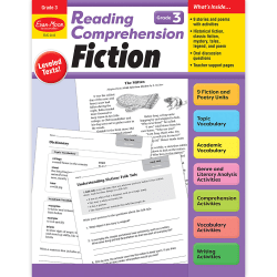 Evan-Moor Educational Publishers Reading Comprehension: Fiction, Grade 3