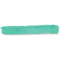 Rubbermaid Commercial Wand Duster Replacement, Green, MicroFiber, 0.8"H x 3.2"W x 22.7"L, 6 / Carton
