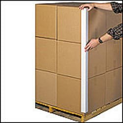 Partners Brand Medium-Duty Edge Protectors, 3" x 3" x 24", Pack Of 100